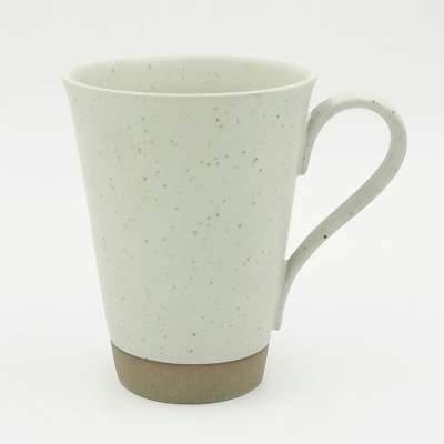 Wholesale eco friendly fleck coffee mugs with logo customize ceramic