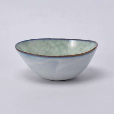 Cheap dinnerware small size porcelain boat shape salad cereal serving bowl