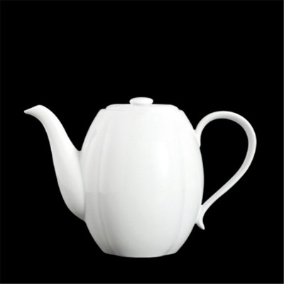 Kitchen and dining personalized plain white porcelain cheap tea pots