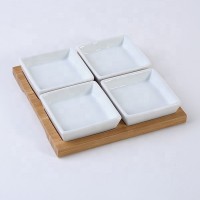 porcelain tapast dish condiment tray 5pcs